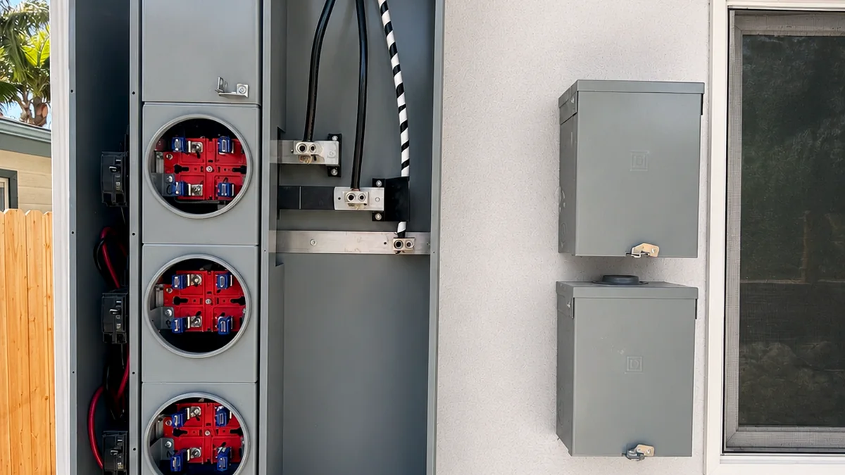 400 amp service equipment installation
