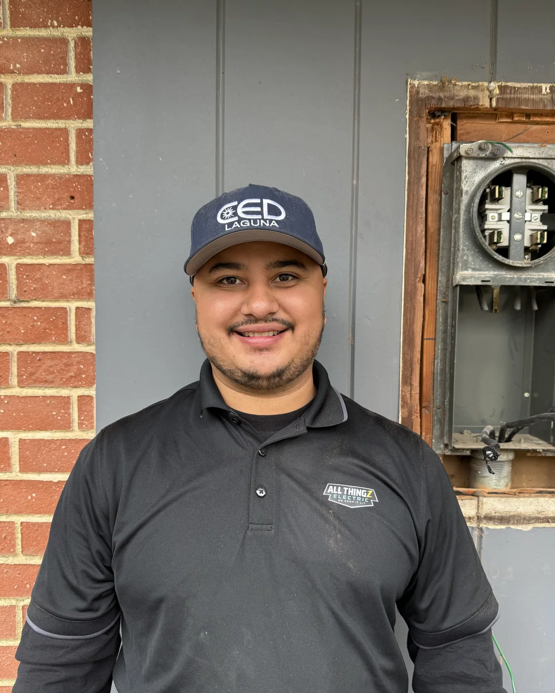 A Panel Pros technician on the job